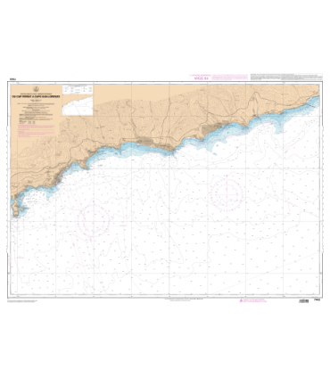 Carte Marine Shom Mediterranee Cote Sud France Cote Nord Est Espagne Carte Marine Papier