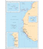 Atlantique Acores - Côte Ouest Afrique - Carte marine papier